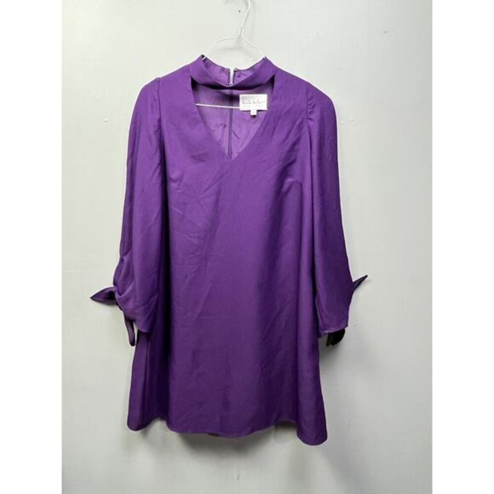 Nicole Miller New York Dress‎ Womens Size 8 Keyhole Neck Sleeveless Sheath